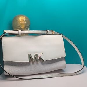 Michael Kors White Crossbody Bag
